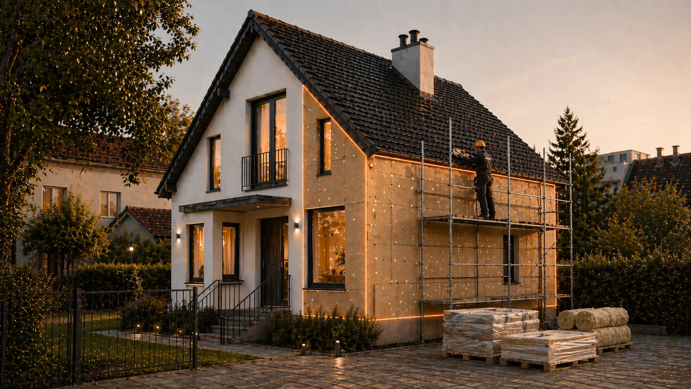 Étape 3 du chantier de rénovation énergétique d’une maison